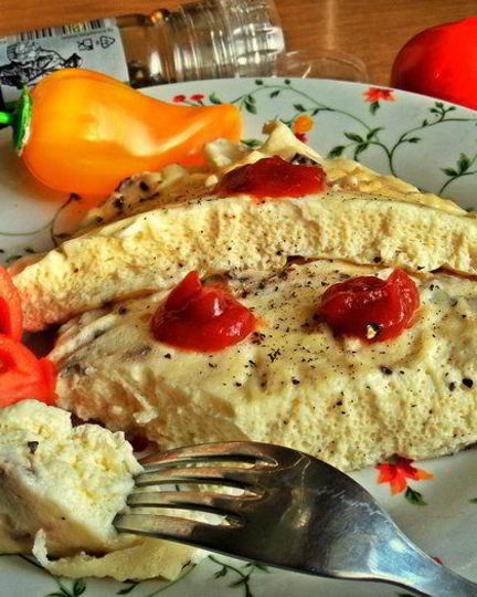 Рецепт омлета из пакета