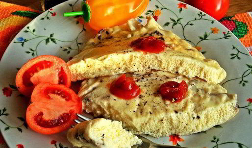 омлет из пакета