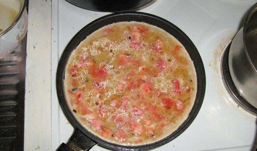 омлет из вчерашнего