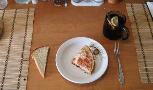 омлет из вчерашнего