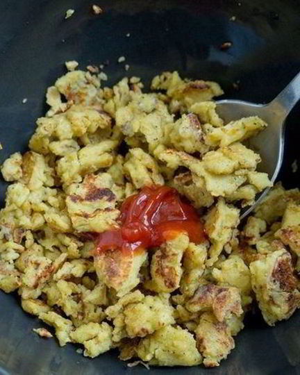 Рецепт омлета из яичного порошка