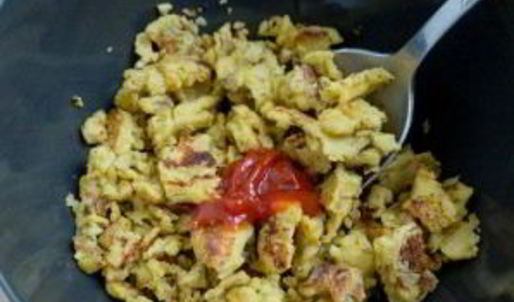 омлет из яичного порошка