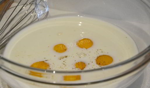 омлет на молоке