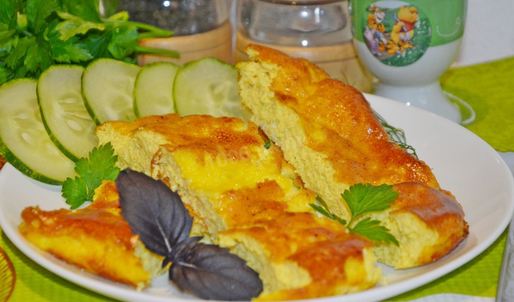 омлет на молоке