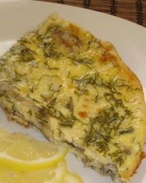 Омлет рыбный