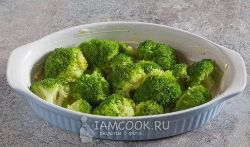 омлет с брокколи в духовке