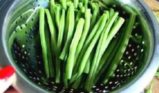 омлет с фасолью стручковой