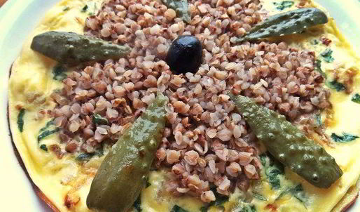 омлет с гречневым цветком