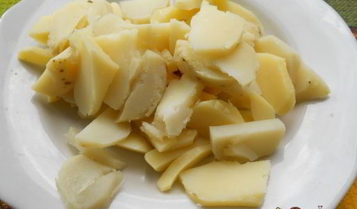 омлет с картофелем и шампиньонами