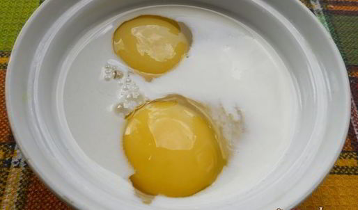 омлет с картофелем и шампиньонами