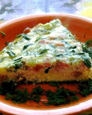 Омлет с кефиром