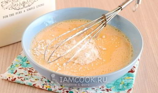 омлет с колбасой в духовке