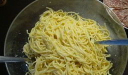 омлет с макаронами