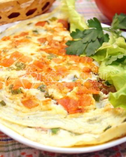 Рецепт омлета с помидорами неаполитанский