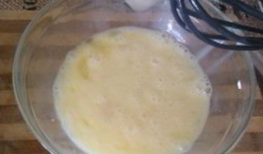 омлет с сосиской