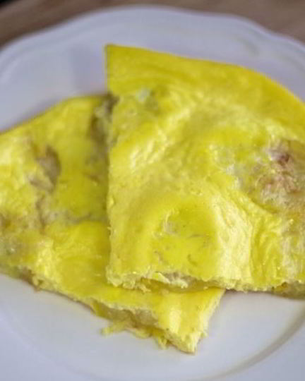 Рецепт омлета с тыквой