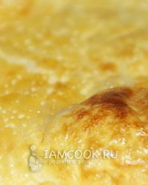 Омлет в духовке с молоком