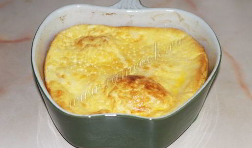 омлет в духовке с молоком