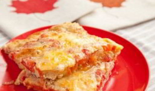 омлет в духовке с помидорами