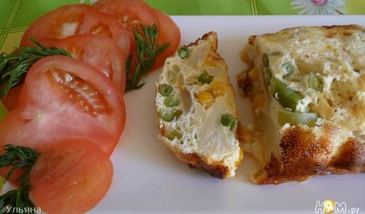 омлет весеннее настроение