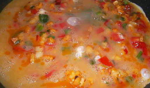 сытный омлет