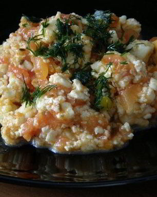 Вегетарианский омлет без яиц