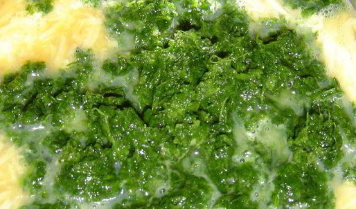 закуска из омлета, сыра и красной рыбы