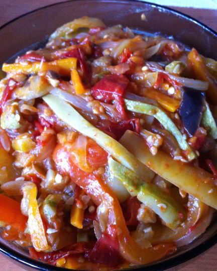 Рецепт овощной закуски