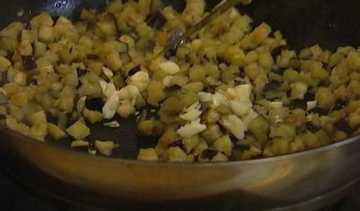 паккери с баклажанами и помидорами