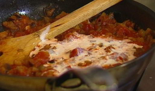 паккери с баклажанами и помидорами