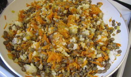 чечевично-рисовый паштет