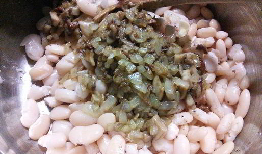 фасолевый паштет с грибами