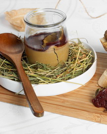 Рецепт куриного паштета с желе из вина