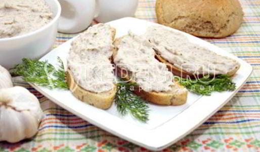 паштет из белой фасоли