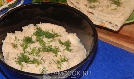 паштет из фасоли с кунжутом