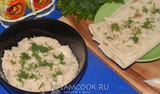 паштет из фасоли с кунжутом