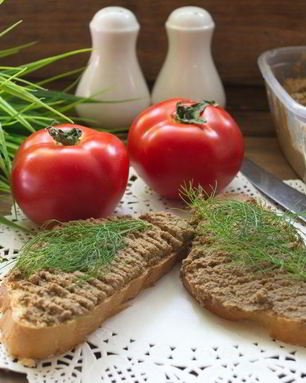 Паштет из говяжьей печени
