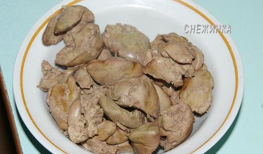 паштет из куриной печени с лисичками
