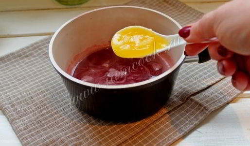 паштет из куриной печени в гранатовом желе