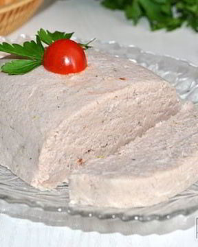 Паштет из курицы с ветчиной
