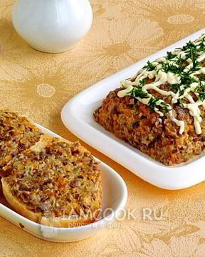 Паштет из опят с овощами
