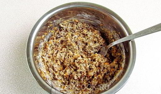 паштет из опят с овощами