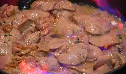 паштет из печени кролика с шалотом и тимьяном