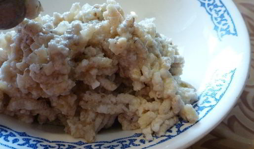 паштет из вареных яиц и орехов