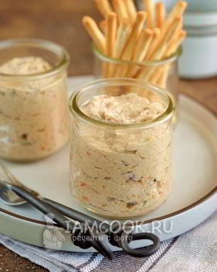 Паштет из жареных баклажанов с творогом