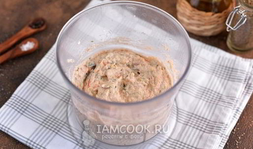 паштет из жареных баклажанов с творогом