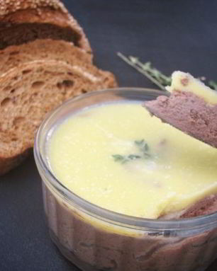 Паштет печеночный со сливочным маслом