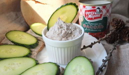 паштет с фасолью