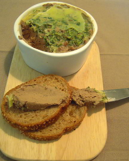 Рецепт печеночного паштета с укропом