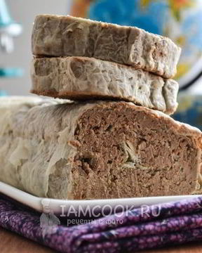 Печеночный паштет в лаваше